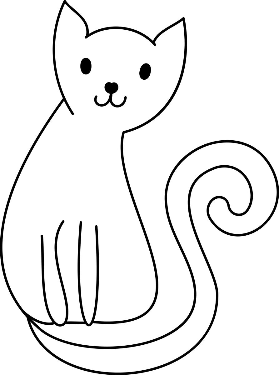 小猫简笔画图片大全(小猫简笔画图片大全 可爱 步骤)