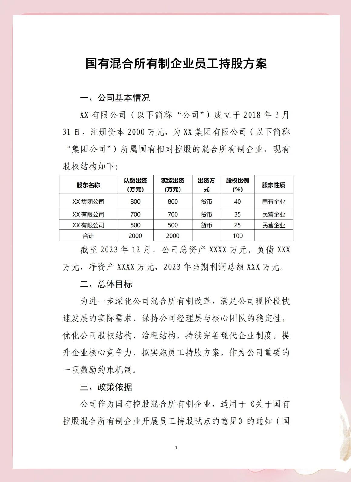 股权激励方案(昊帆生物股权激励方案)