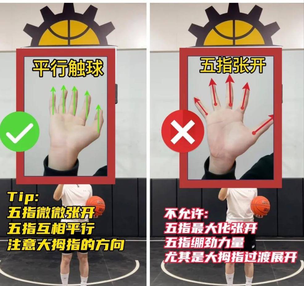 投篮手型(投篮手型易变型如何纠正)