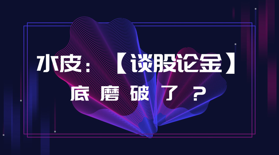 水皮每天谈股(水皮谈股论金最新消息)